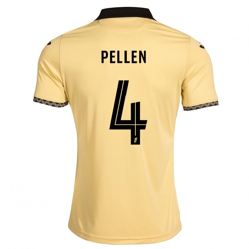 Danxen Men Louise Pellen #4 Navajowhite Black Away Jersey 2026/27 T-Shirt