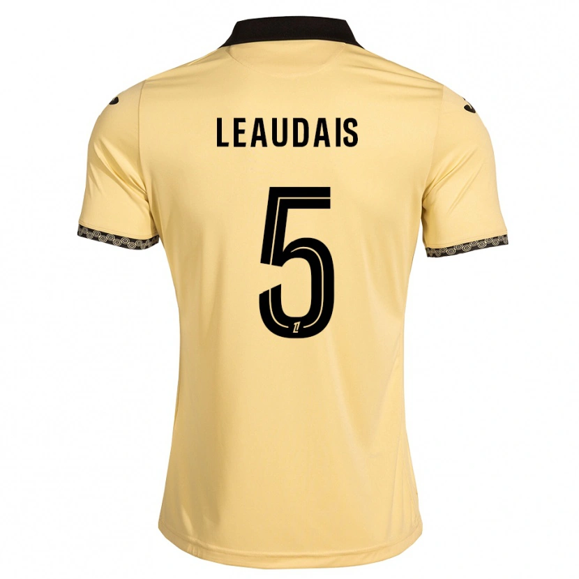 Danxen Men Lucas Leaudais #5 Navajowhite Black Away Jersey 2026/27 T-Shirt