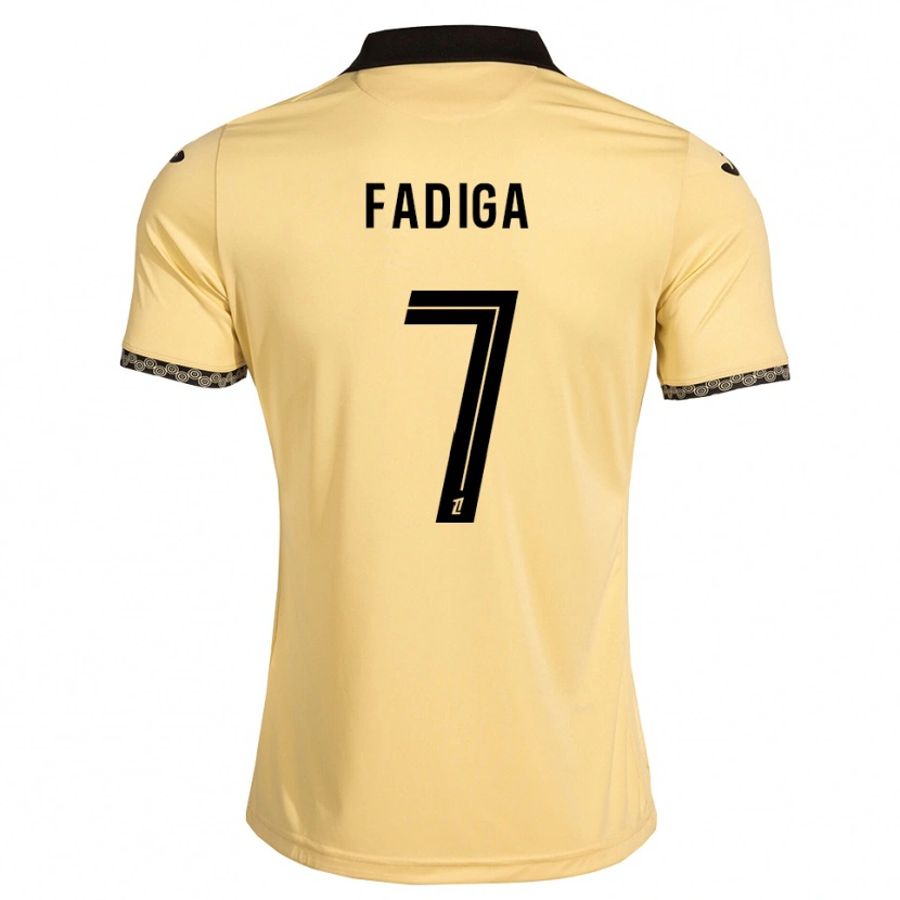 Danxen Men Bandiougou Fadiga #7 Navajowhite Black Away Jersey 2026/27 T-Shirt