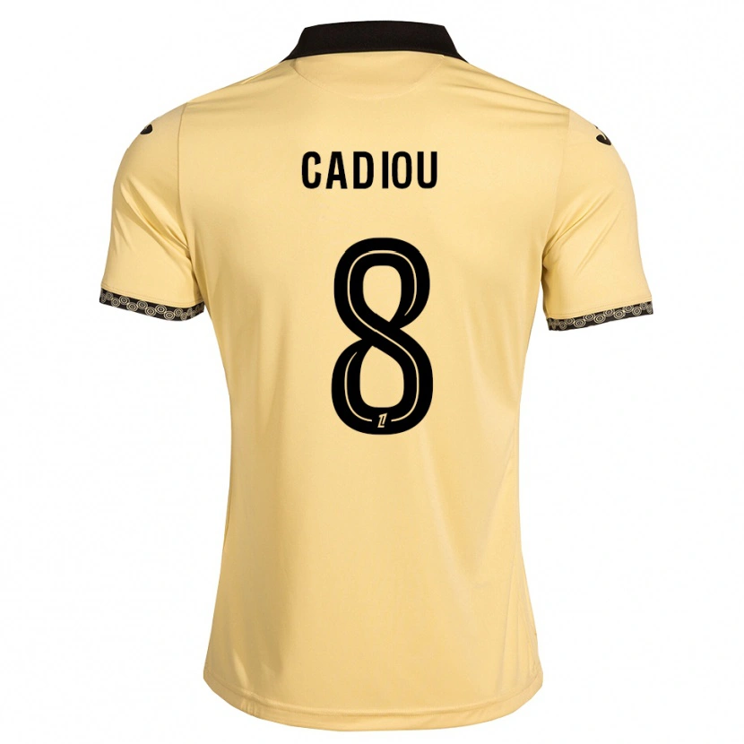 Danxen Men Noah Cadiou #8 Navajowhite Black Away Jersey 2026/27 T-Shirt