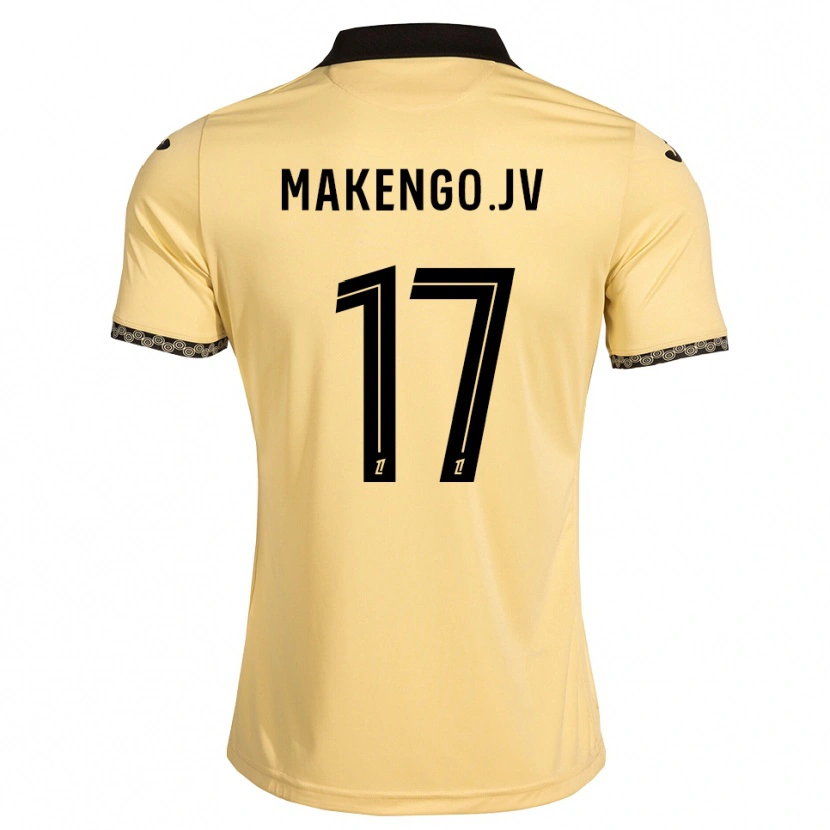 Danxen Men Jean-Victor Makengo #17 Navajowhite Black Away Jersey 2026/27 T-Shirt