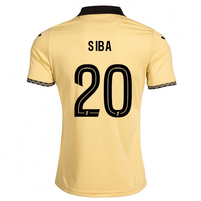 Danxen Men Stevan Siba #20 Navajowhite Black Away Jersey 2026/27 T-Shirt
