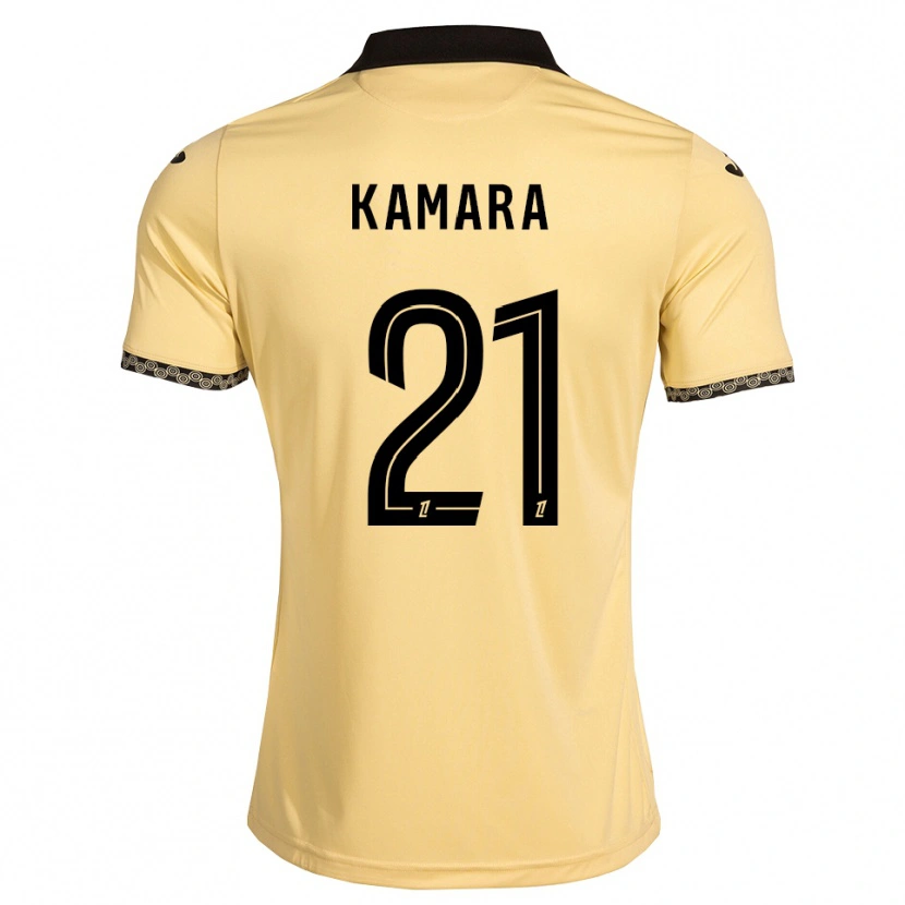 Danxen Men Bingourou Kamara #21 Navajowhite Black Away Jersey 2026/27 T-Shirt