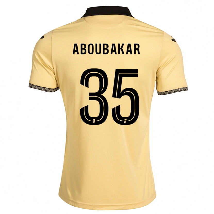 Danxen Men Siddick Aboubakar #35 Navajowhite Black Away Jersey 2026/27 T-Shirt