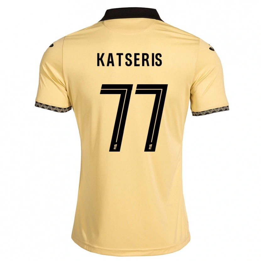 Danxen Men Panos Katseris #77 Navajowhite Black Away Jersey 2026/27 T-Shirt