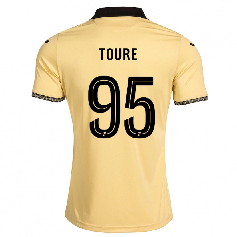Danxen Men Isaak Touré #95 Navajowhite Black Away Jersey 2026/27 T-Shirt