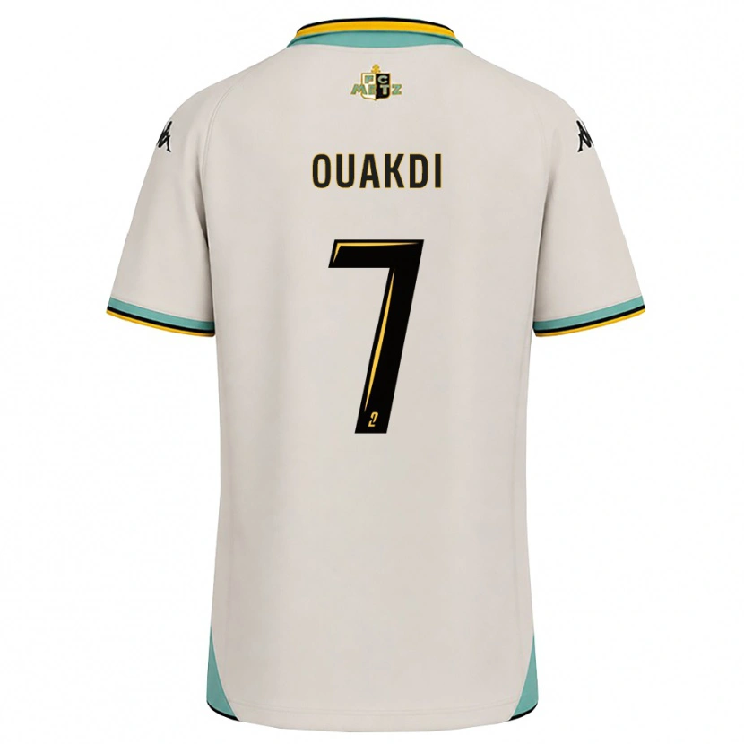 Danxen Men Mehdi Ouakdi #7 Floral White Black Away Jersey 2026/27 T-Shirt