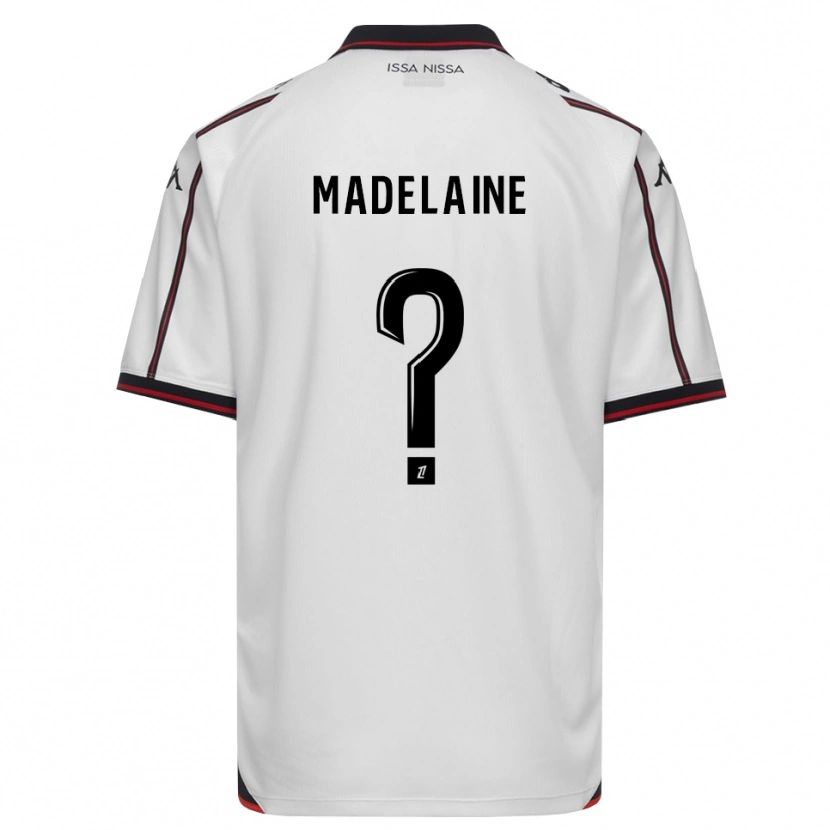 Danxen Men Evan Madelaine #0 Black White Away Jersey 2026/27 T-Shirt