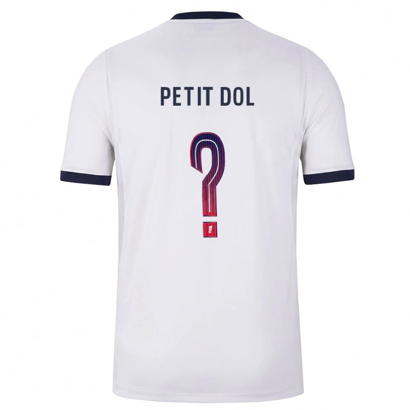 Danxen Men Mathieu Petit Dol #0 White Black Red Away Jersey 2026/27 T-Shirt