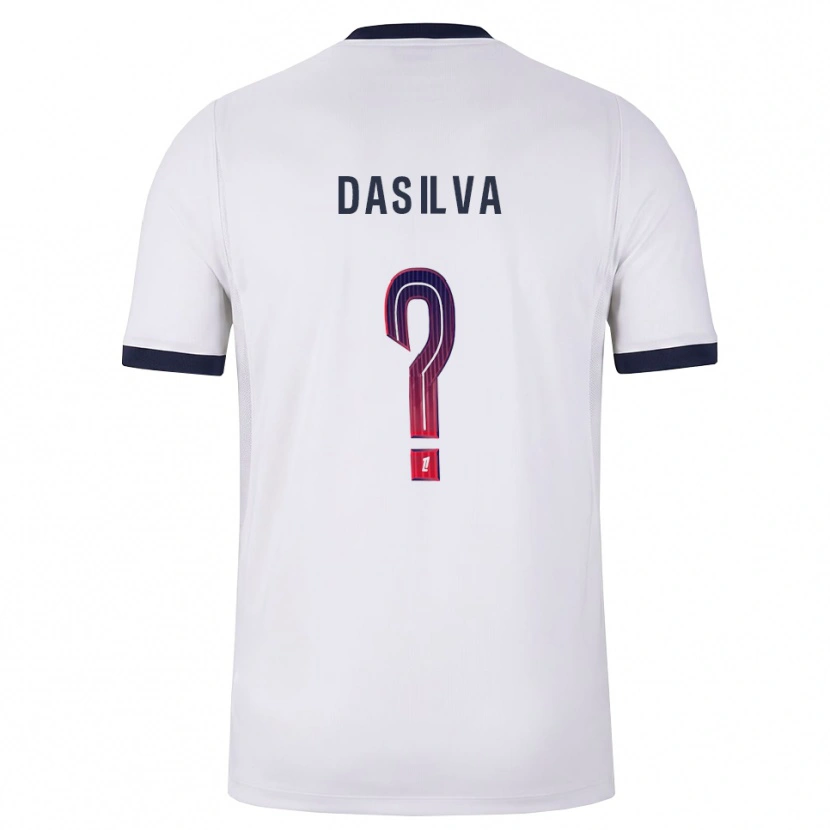 Danxen Men Josué Dasilva #0 White Black Red Away Jersey 2026/27 T-Shirt