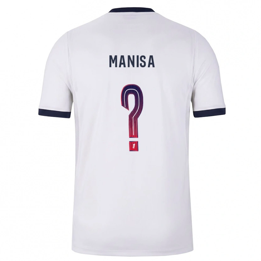 Danxen Men Lenny Manisa #0 White Black Red Away Jersey 2026/27 T-Shirt