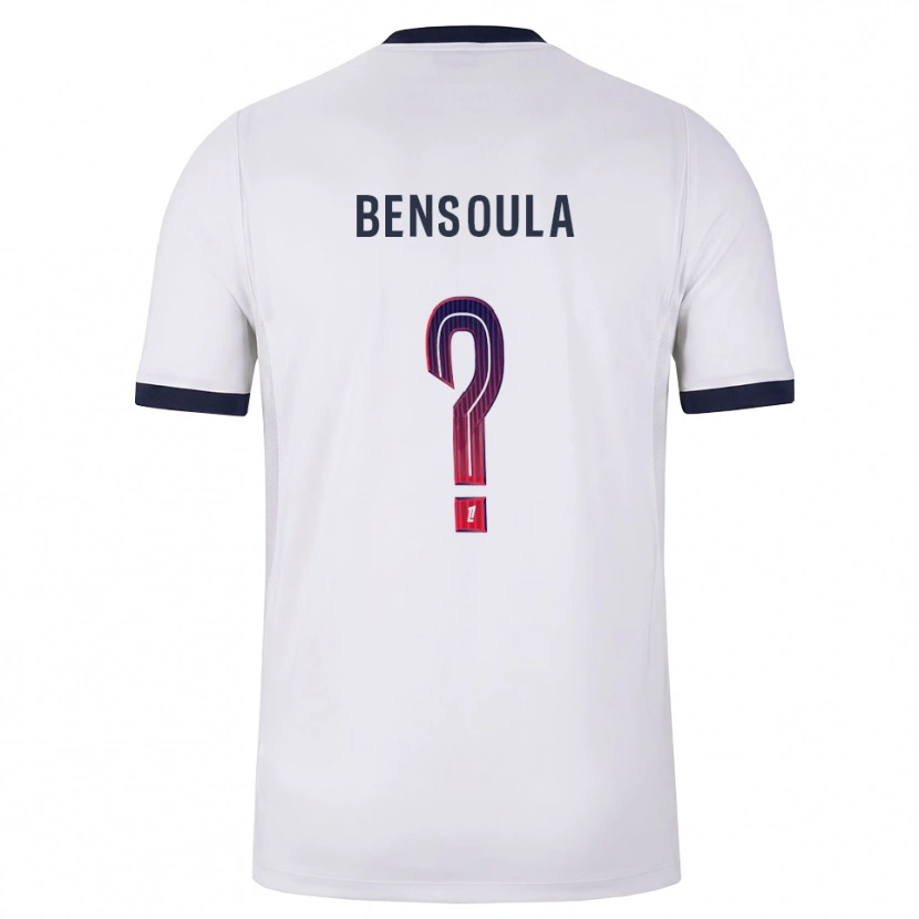 Danxen Men Kamil Bensoula #0 White Black Red Away Jersey 2026/27 T-Shirt