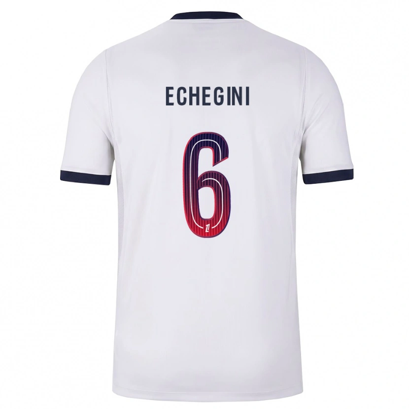 Danxen Men Joe Echegini #6 White Black Red Away Jersey 2026/27 T-Shirt