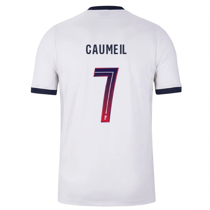 Danxen Men Paul Caumeil #7 White Black Red Away Jersey 2026/27 T-Shirt