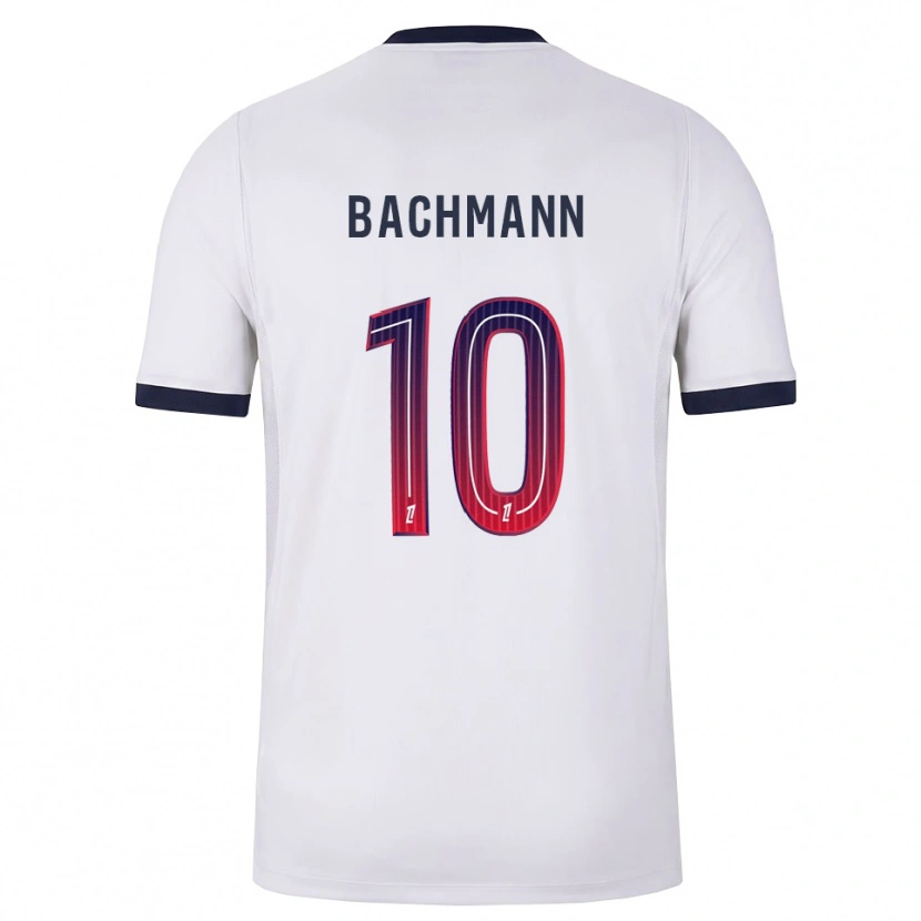 Danxen Men Ramona Bachmann #10 White Black Red Away Jersey 2026/27 T-Shirt