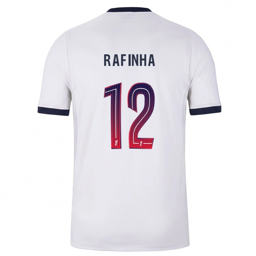Danxen Men Rafinha #12 White Black Red Away Jersey 2026/27 T-Shirt