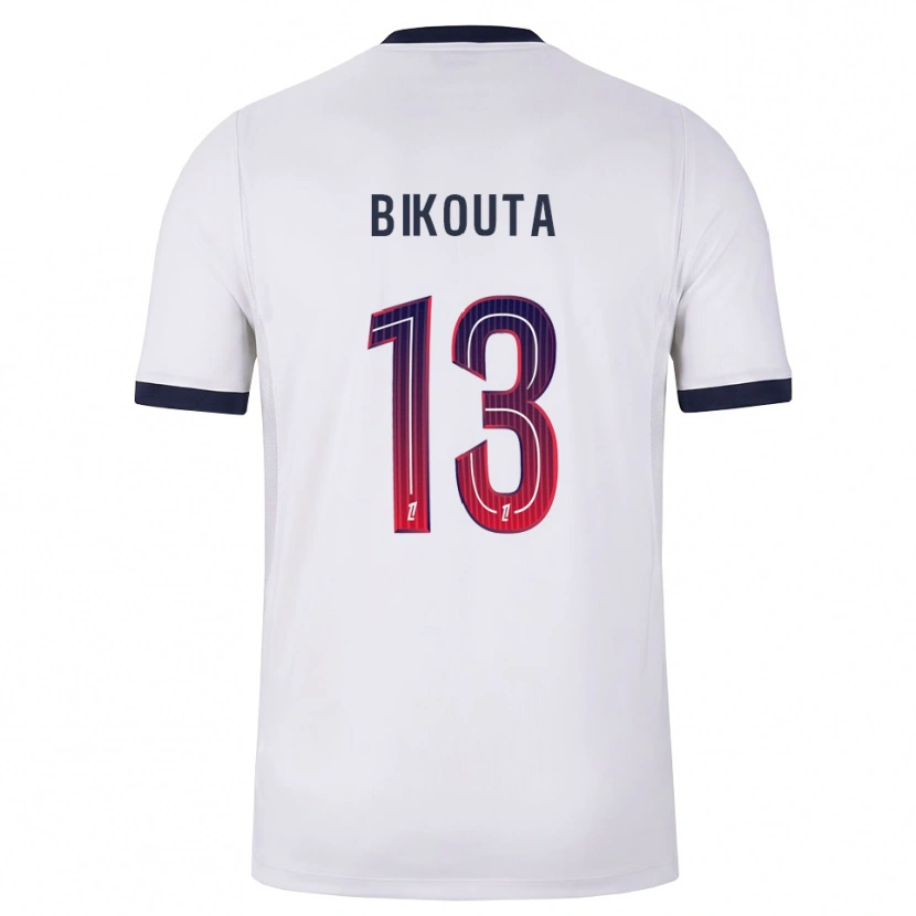 Danxen Men Dan-Patrice Bikouta #13 White Black Red Away Jersey 2026/27 T-Shirt