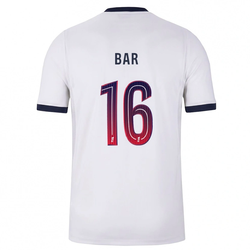 Danxen Men Arthur Bar #16 White Black Red Away Jersey 2026/27 T-Shirt