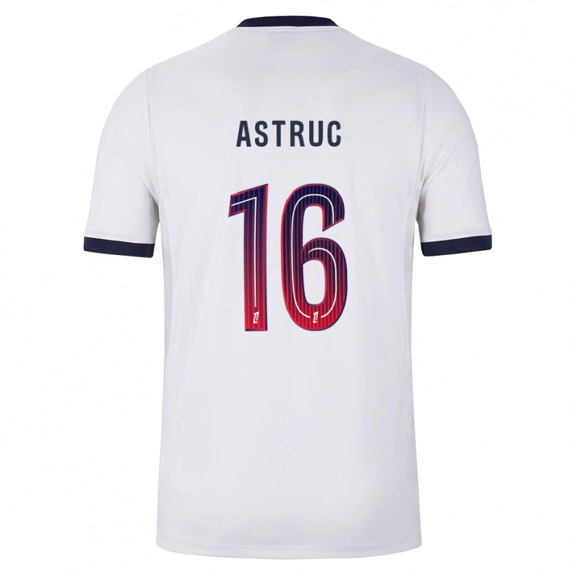 Danxen Men Maxime Astruc #16 White Black Red Away Jersey 2026/27 T-Shirt