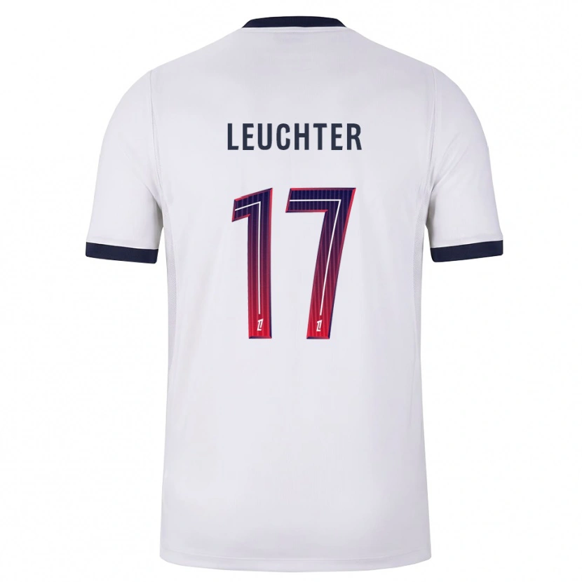 Danxen Men Romée Leuchter #17 White Black Red Away Jersey 2026/27 T-Shirt