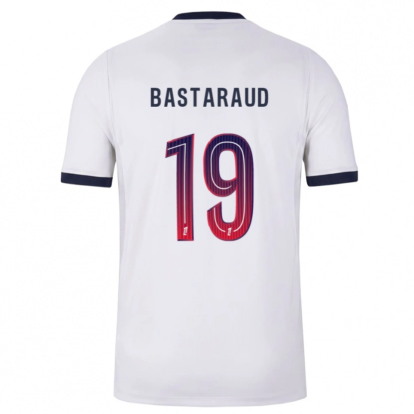Danxen Men Yanis Bastaraud #19 White Black Red Away Jersey 2026/27 T-Shirt