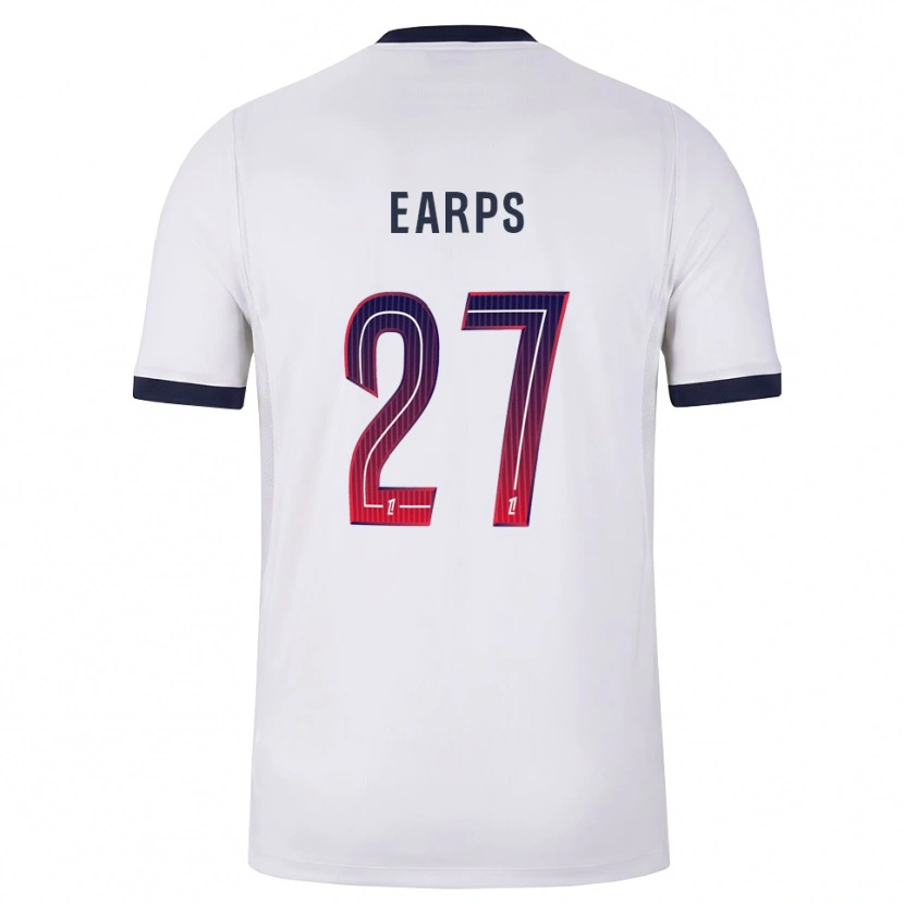 Danxen Men Mary Earps #27 White Black Red Away Jersey 2026/27 T-Shirt