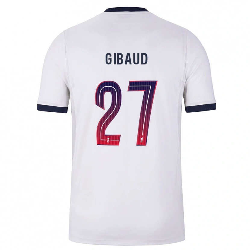 Danxen Men Pierre Gibaud #27 White Black Red Away Jersey 2026/27 T-Shirt