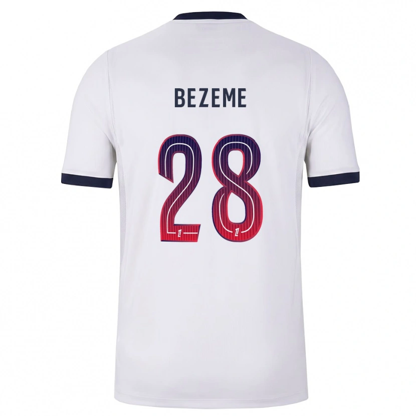 Danxen Men Noa Bezeme #28 White Black Red Away Jersey 2026/27 T-Shirt