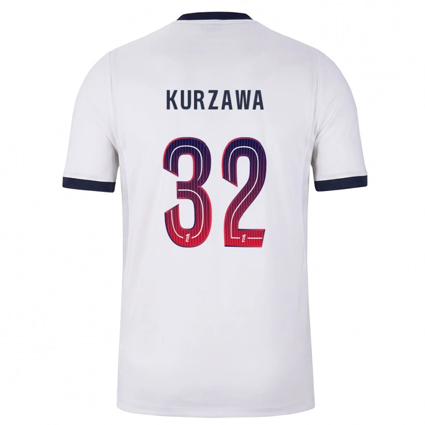 Danxen Men Layvin Kurzawa #32 White Black Red Away Jersey 2026/27 T-Shirt