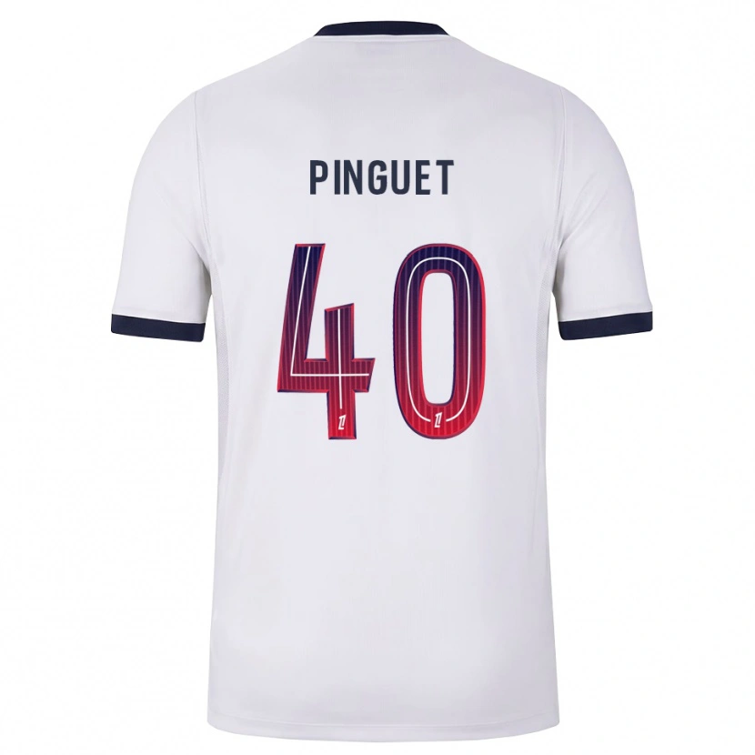 Danxen Men Alice Pinguet #40 White Black Red Away Jersey 2026/27 T-Shirt