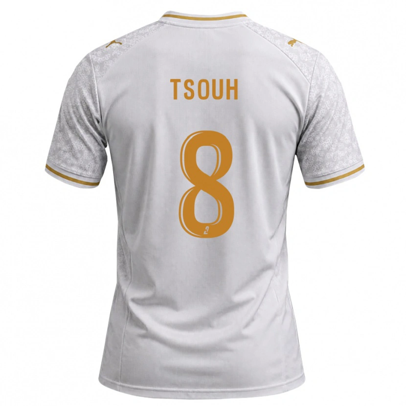 Danxen Men Justin Tsouh #8 White Gray Goldenrod Away Jersey 2026/27 T-Shirt