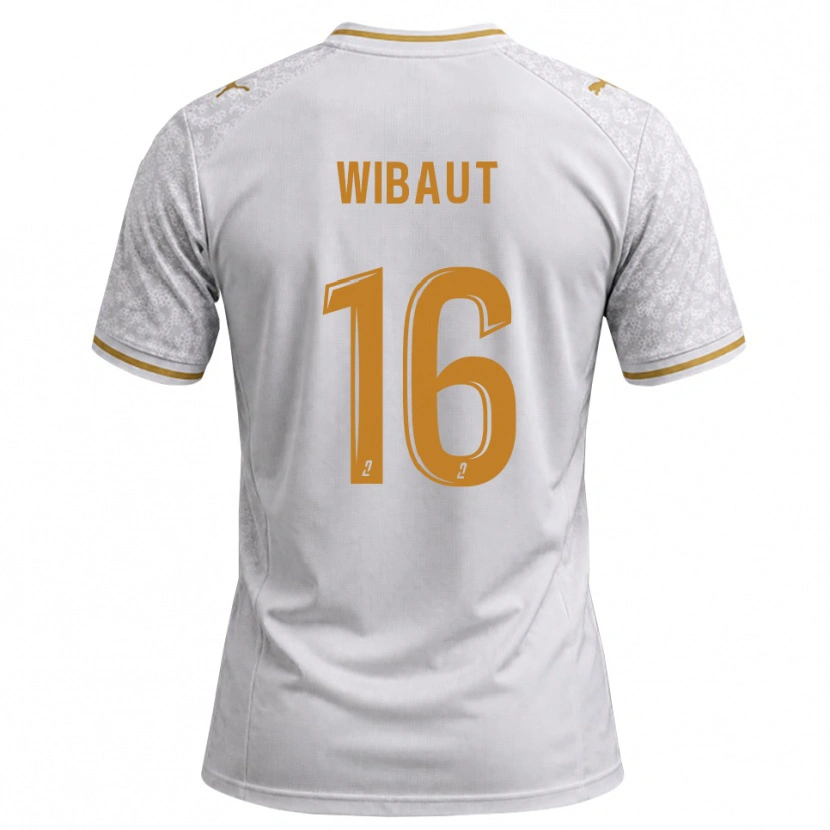 Danxen Men Clara Wibaut #16 White Gray Goldenrod Away Jersey 2026/27 T-Shirt