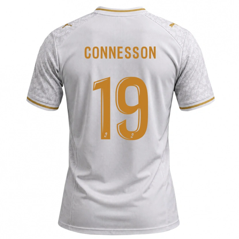 Danxen Men Adele Connesson #19 White Gray Goldenrod Away Jersey 2026/27 T-Shirt