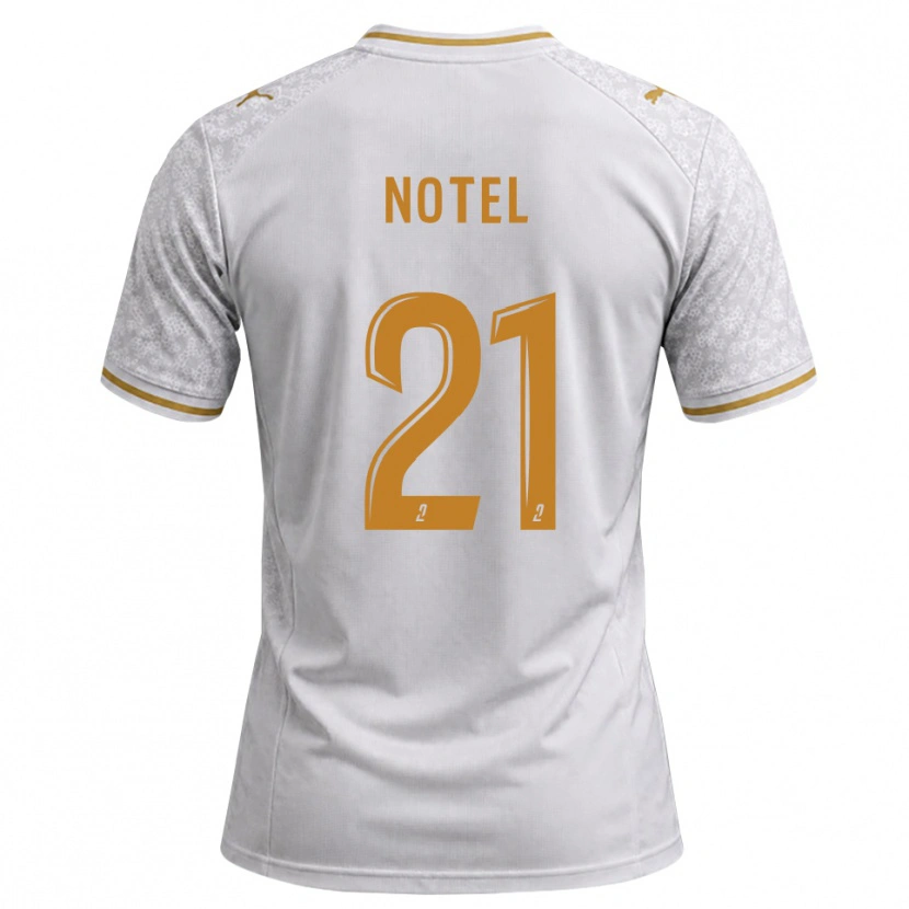 Danxen Men Lea Notel #21 White Gray Goldenrod Away Jersey 2026/27 T-Shirt