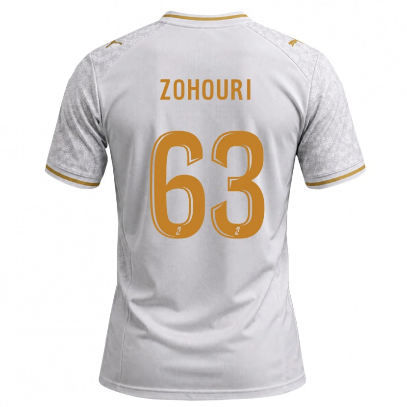 Danxen Men Armel Zohouri #63 White Gray Goldenrod Away Jersey 2026/27 T-Shirt