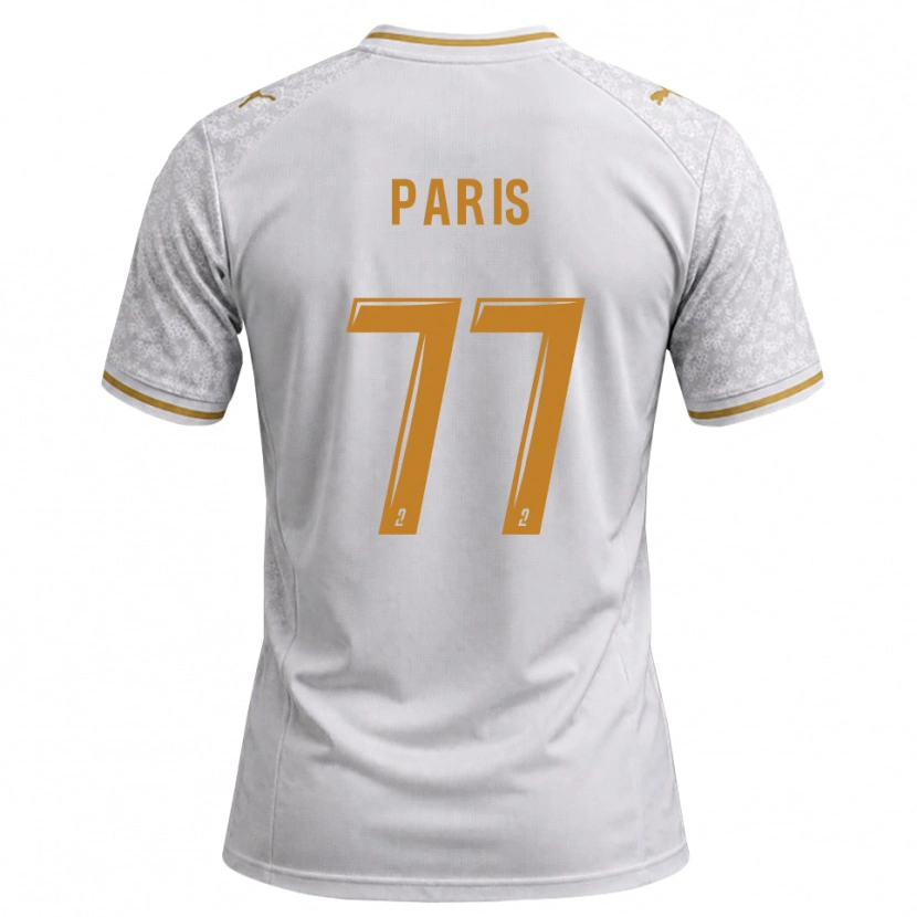 Danxen Men Quentin Paris #77 White Gray Goldenrod Away Jersey 2026/27 T-Shirt