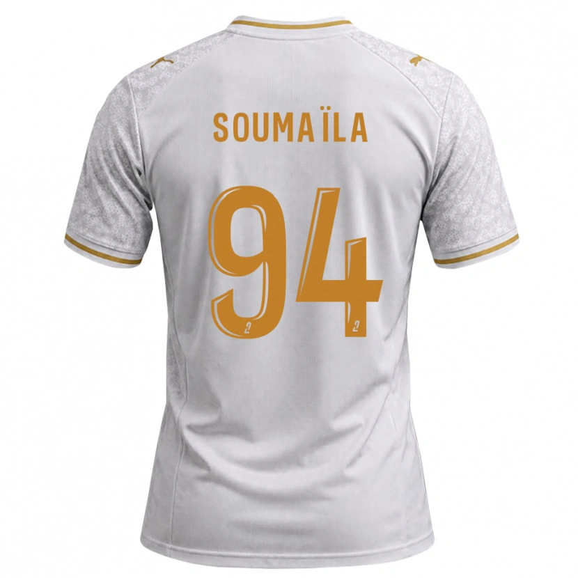 Danxen Men Soumaïla Sylla #94 White Gray Goldenrod Away Jersey 2026/27 T-Shirt