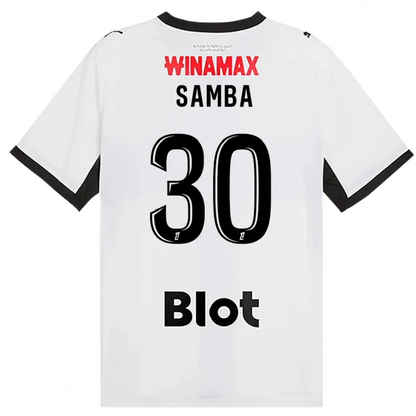Danxen Men Brice Samba #30 Black White Red Away Jersey 2026/27 T-Shirt