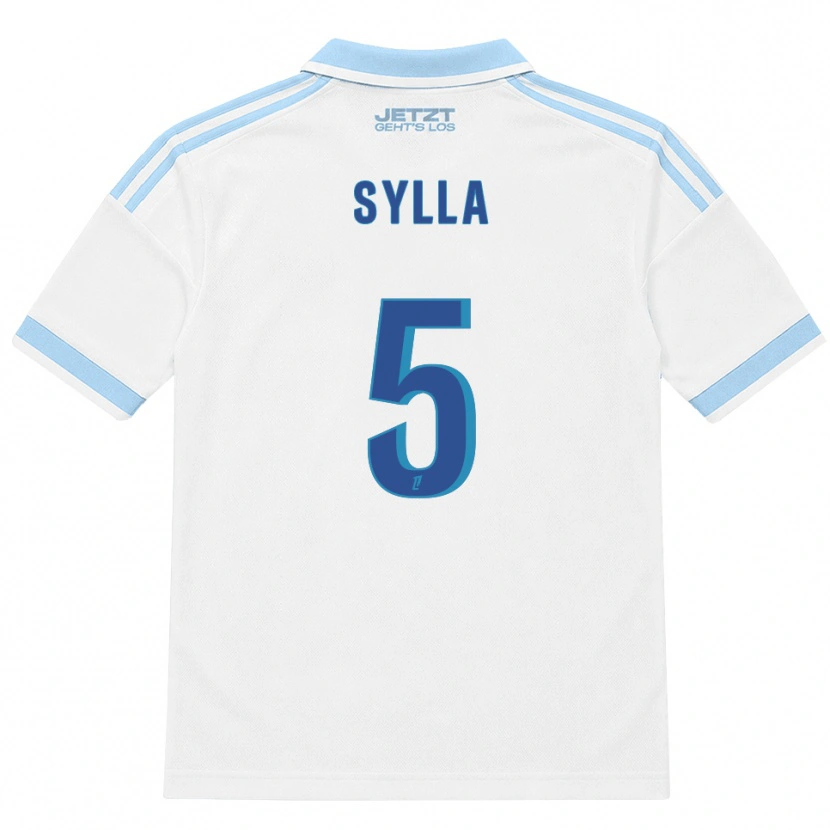 Danxen Men Abakar Sylla #5 Light Sky Blue White Red Away Jersey 2026/27 T-Shirt