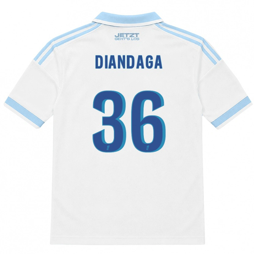 Danxen Men Hermann Malonga #36 Light Sky Blue White Red Away Jersey 2026/27 T-Shirt