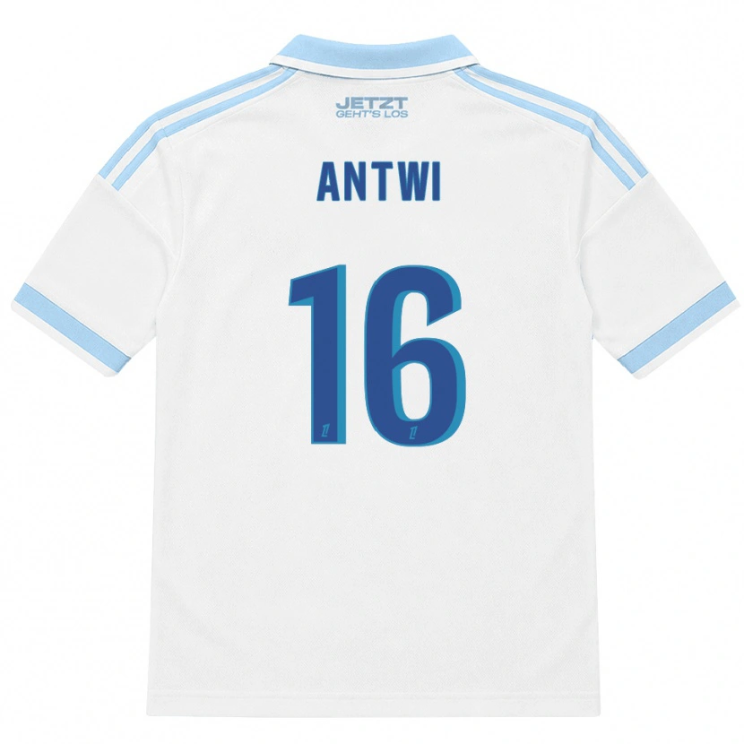 Danxen Men Genesis Antwi #16 Light Sky Blue White Red Away Jersey 2026/27 T-Shirt