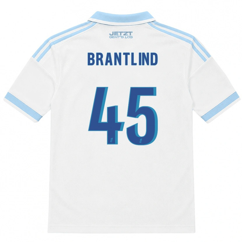 Danxen Men Benjamin Brantlind #45 Light Sky Blue White Red Away Jersey 2026/27 T-Shirt