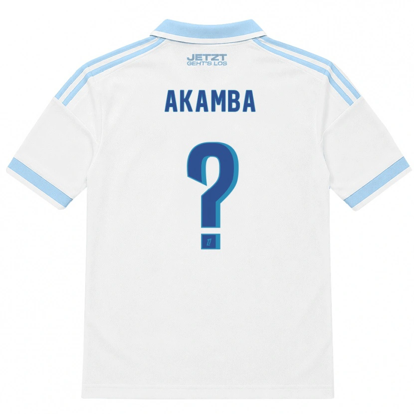 Danxen Men Fred Akamba #0 Light Sky Blue White Red Away Jersey 2026/27 T-Shirt