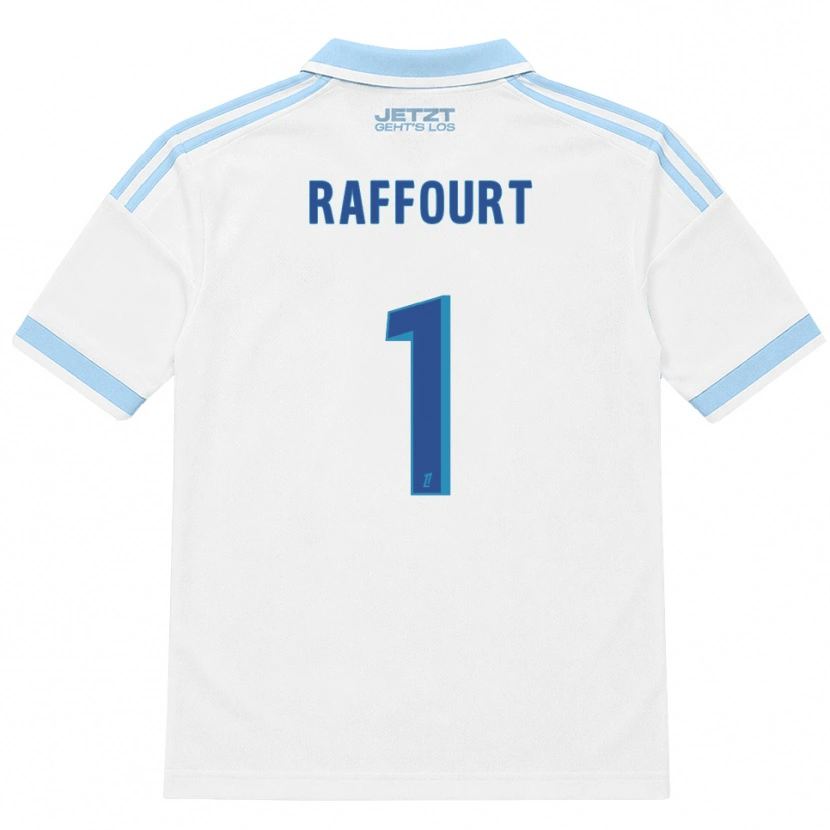 Danxen Men Timéo Raffourt #1 Light Sky Blue White Red Away Jersey 2026/27 T-Shirt