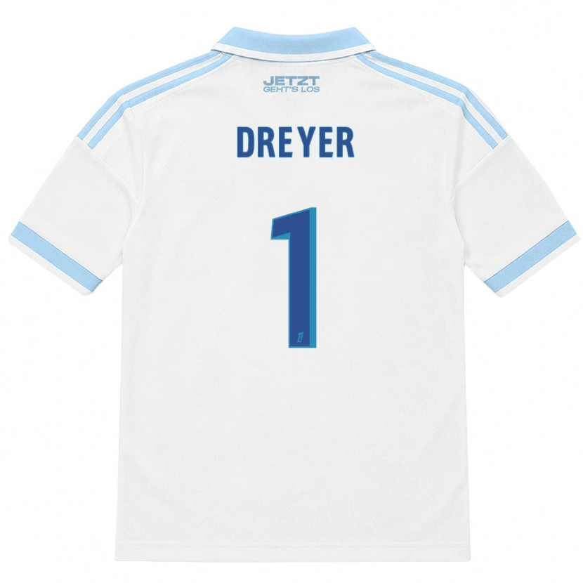 Danxen Men Matthieu Dreyer #1 Light Sky Blue White Red Away Jersey 2026/27 T-Shirt