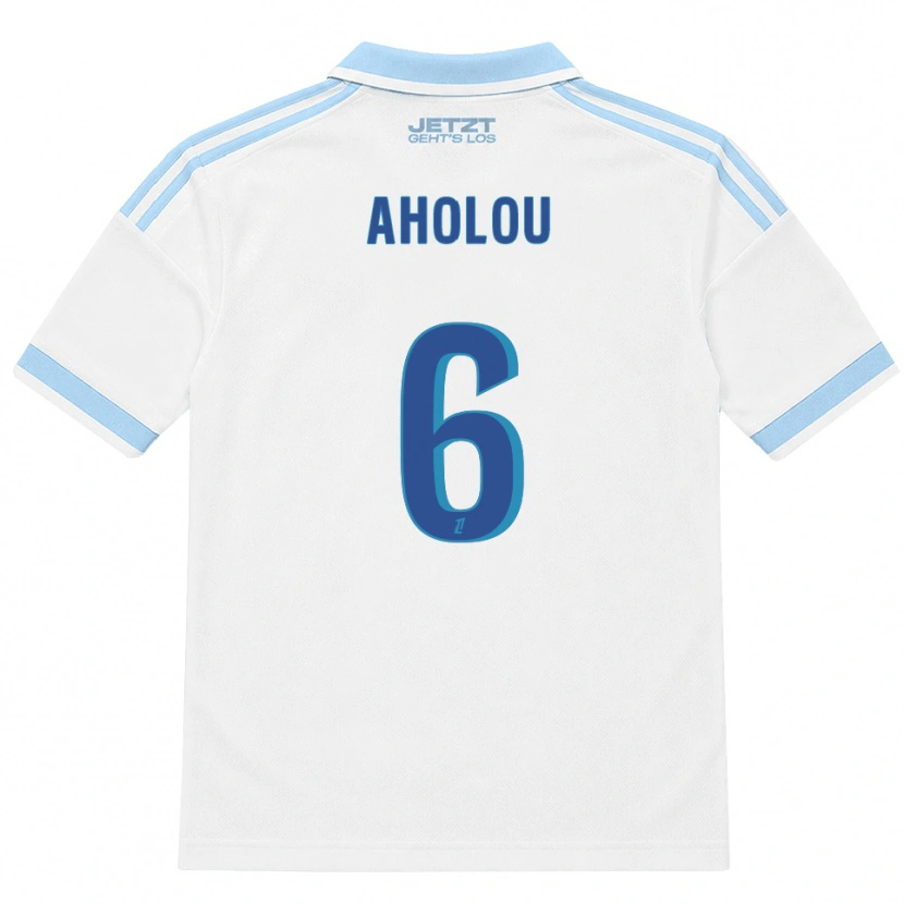 Danxen Men Jean-Eudes Aholou #6 Light Sky Blue White Red Away Jersey 2026/27 T-Shirt