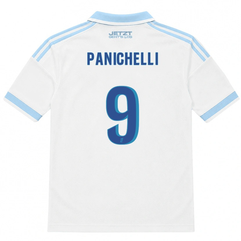 Danxen Men Joaquín Panichelli #9 Light Sky Blue White Red Away Jersey 2026/27 T-Shirt