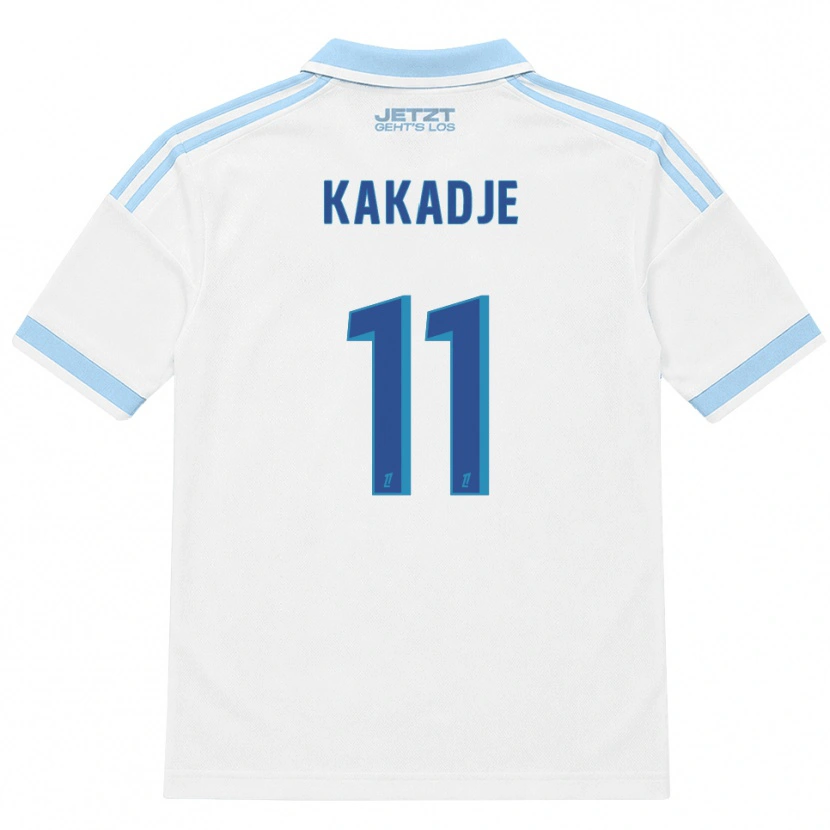 Danxen Men Dan-Marcel Kakadje #11 Light Sky Blue White Red Away Jersey 2026/27 T-Shirt