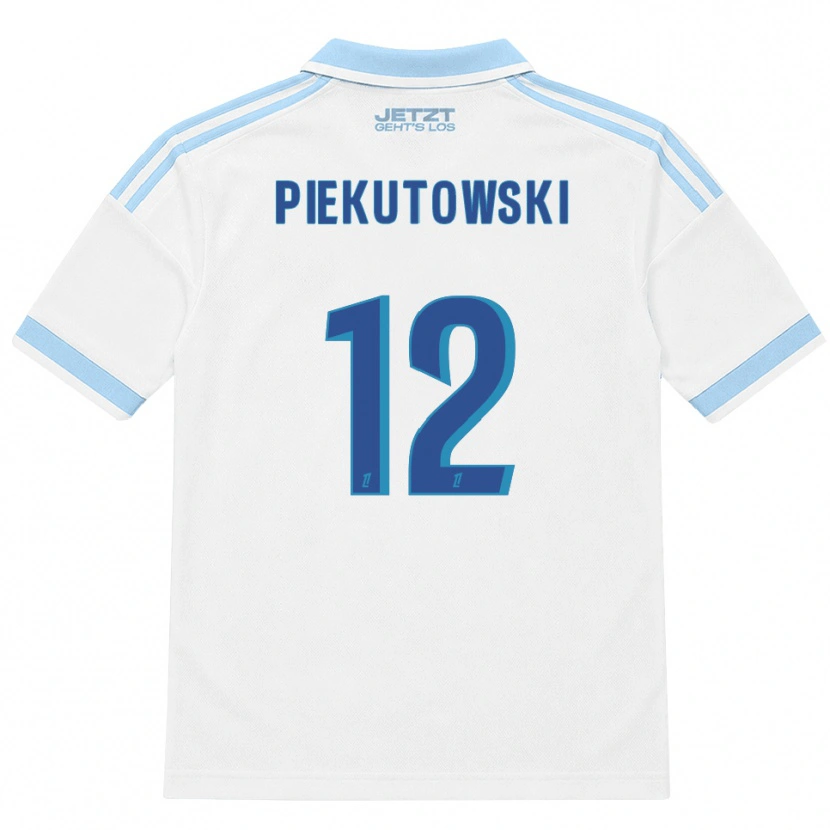 Danxen Men Milosz Piekutowski #12 Light Sky Blue White Red Away Jersey 2026/27 T-Shirt