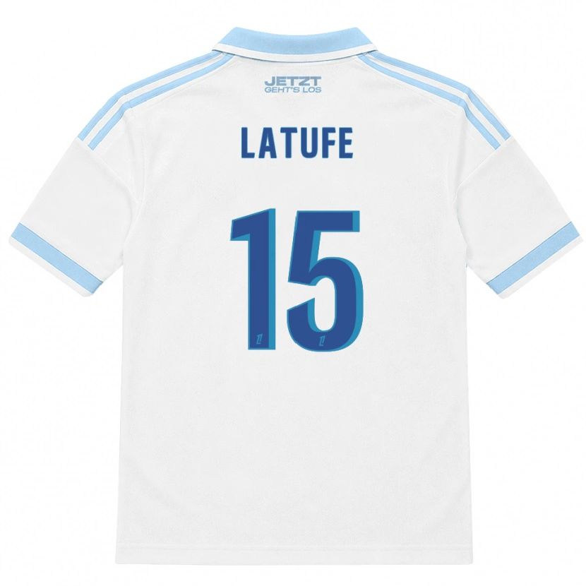 Danxen Men Latufe Assoumani #15 Light Sky Blue White Red Away Jersey 2026/27 T-Shirt